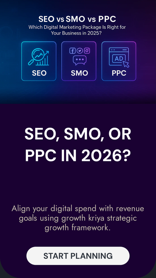 SEO vs SMO vs PPC: Which Digital Marketing Package Is Right for Your Business in 2026?