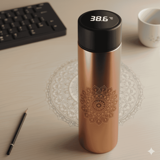 Premium Temperature Water Bottle - Laser Printing