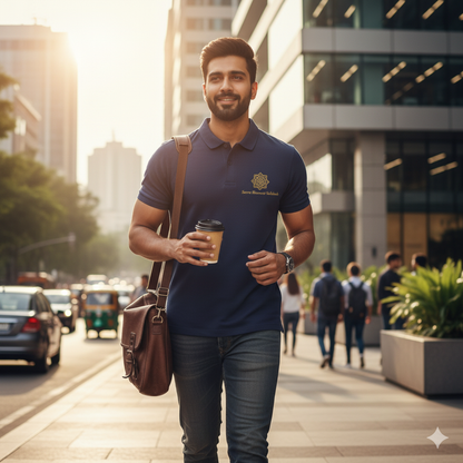 Custom Polo T-Shirts - Premium Honeycomb Polo, 220gsm, 100% Cotton