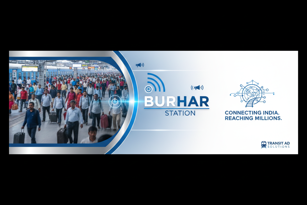 Burhar Railway Station Announcement Advertising | 13.5L Monthly Reach ...