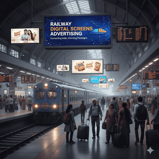 Railway Digital Screens Advertising