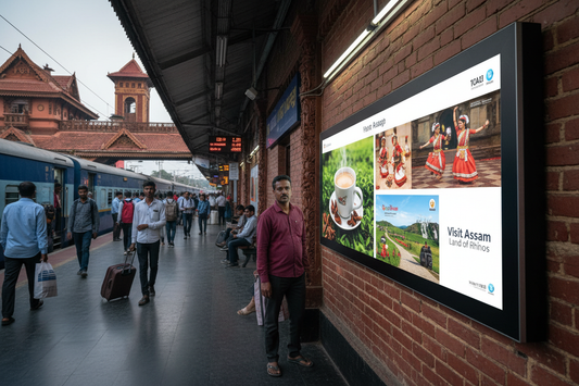 use digital screen like as led/lcd
